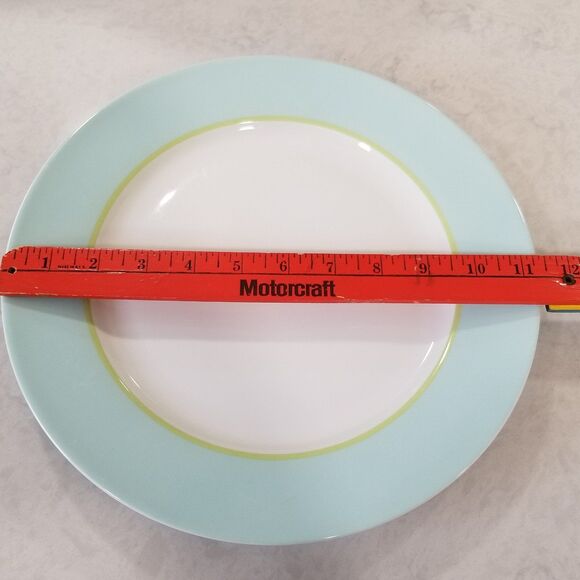 Pair of porcelain dinner plates approx 11" vintage - Picture 10 of 10